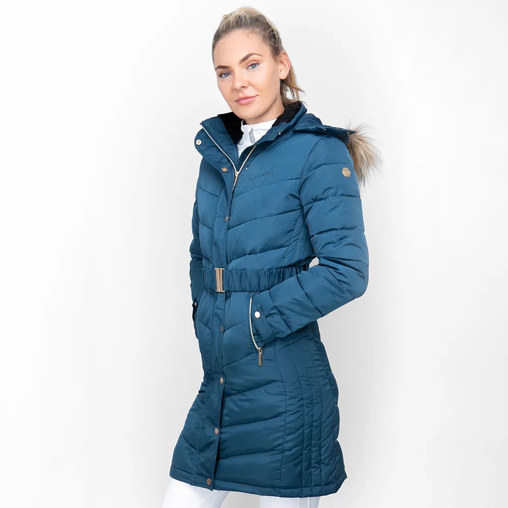 Coldstream Branxton long quilted coat