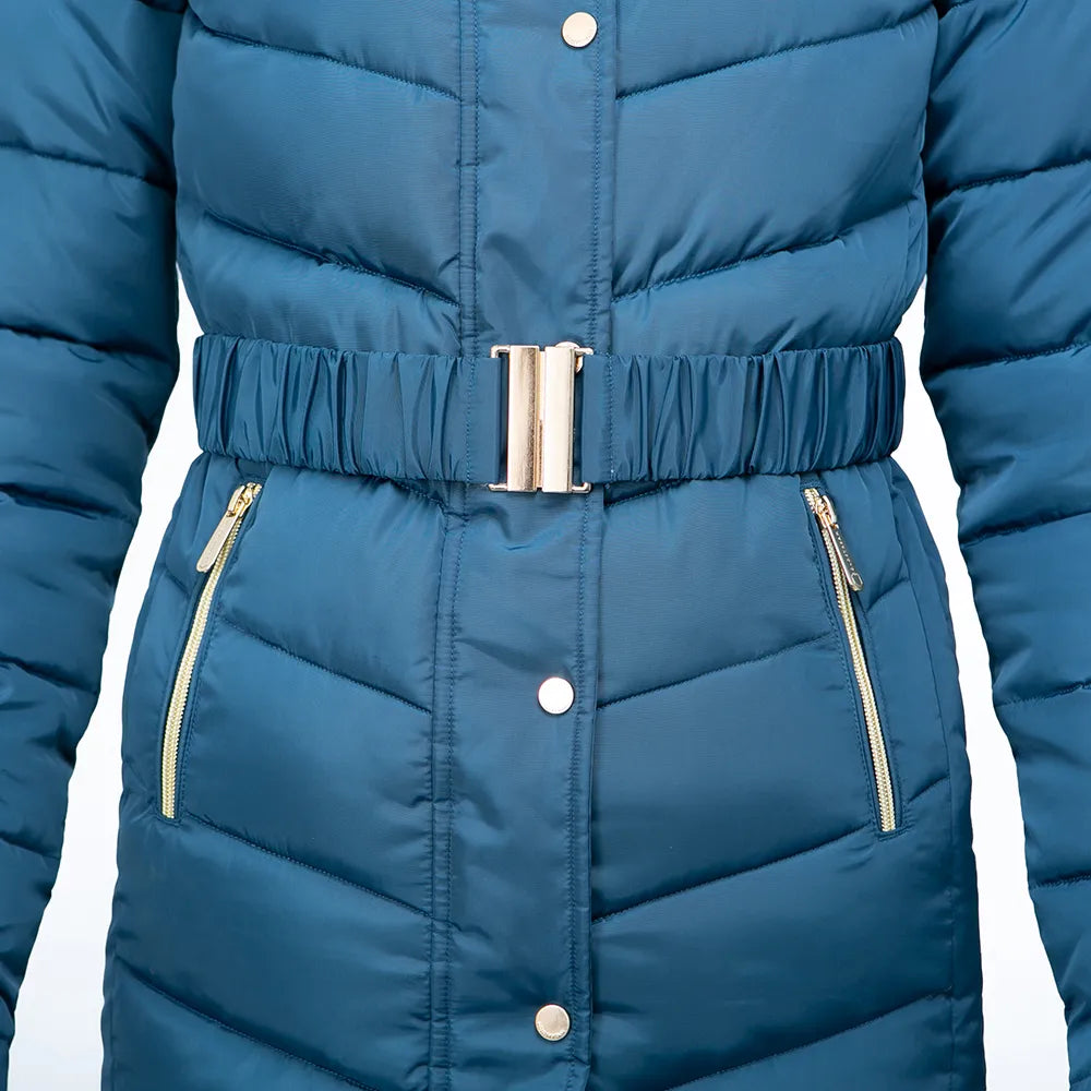 Coldstream Branxton long quilted coat