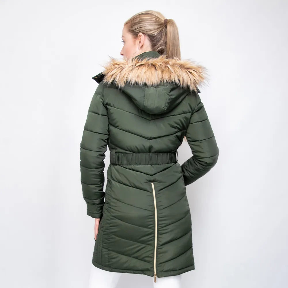Coldstream Branxton long quilted coat