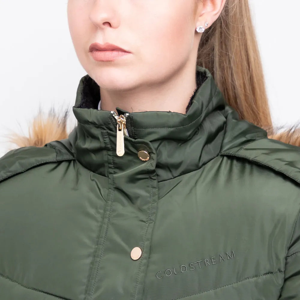 Coldstream Branxton long quilted coat
