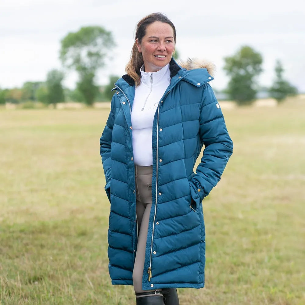 Coldstream Branxton long quilted coat