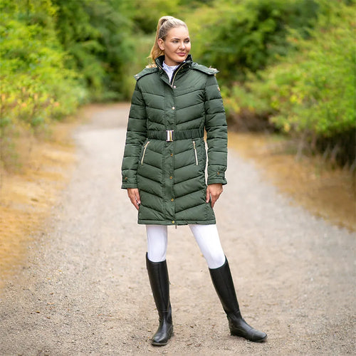 Coldstream Branxton long quilted coat