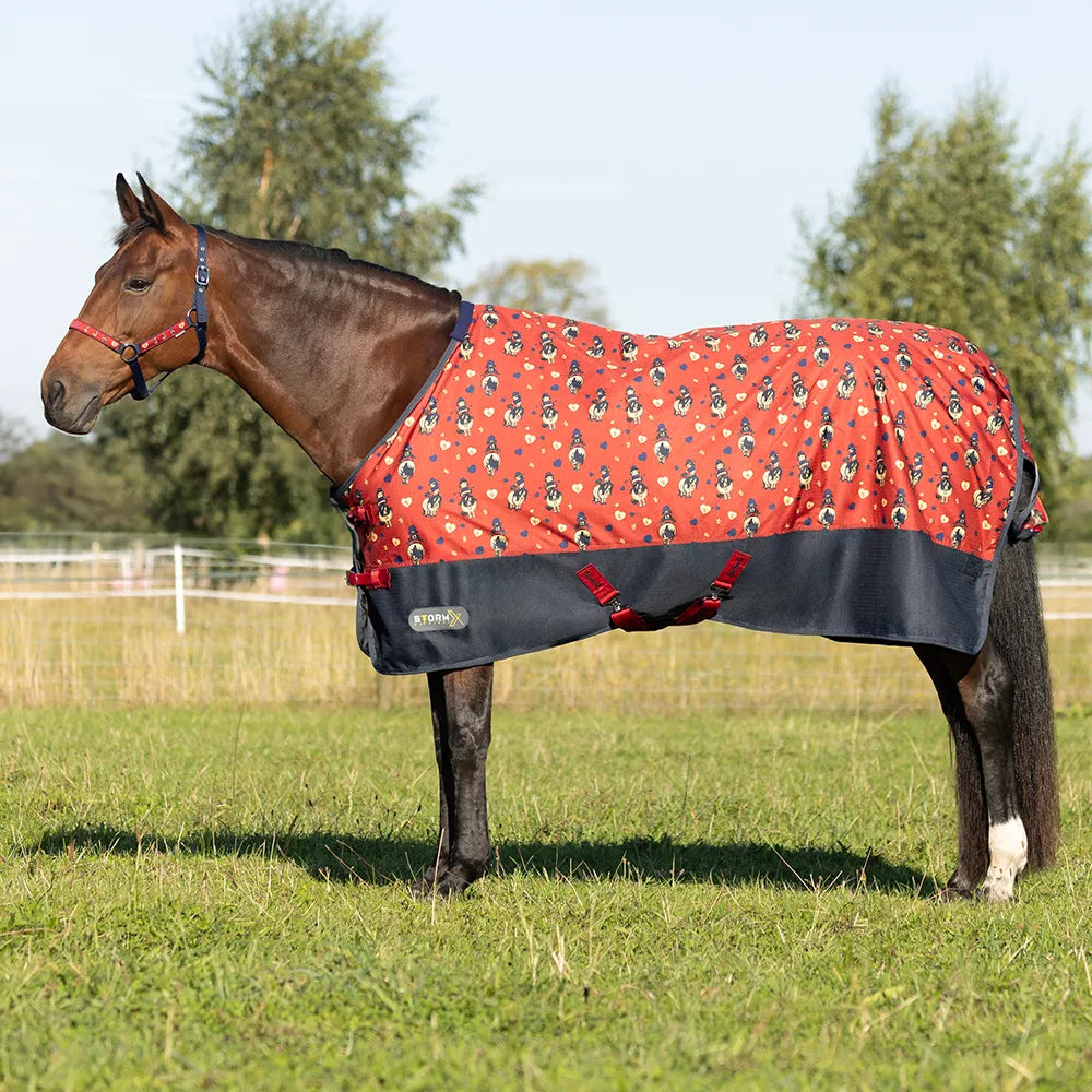 StormX Original 100 turnout rug - Thelwell Collection balancing act