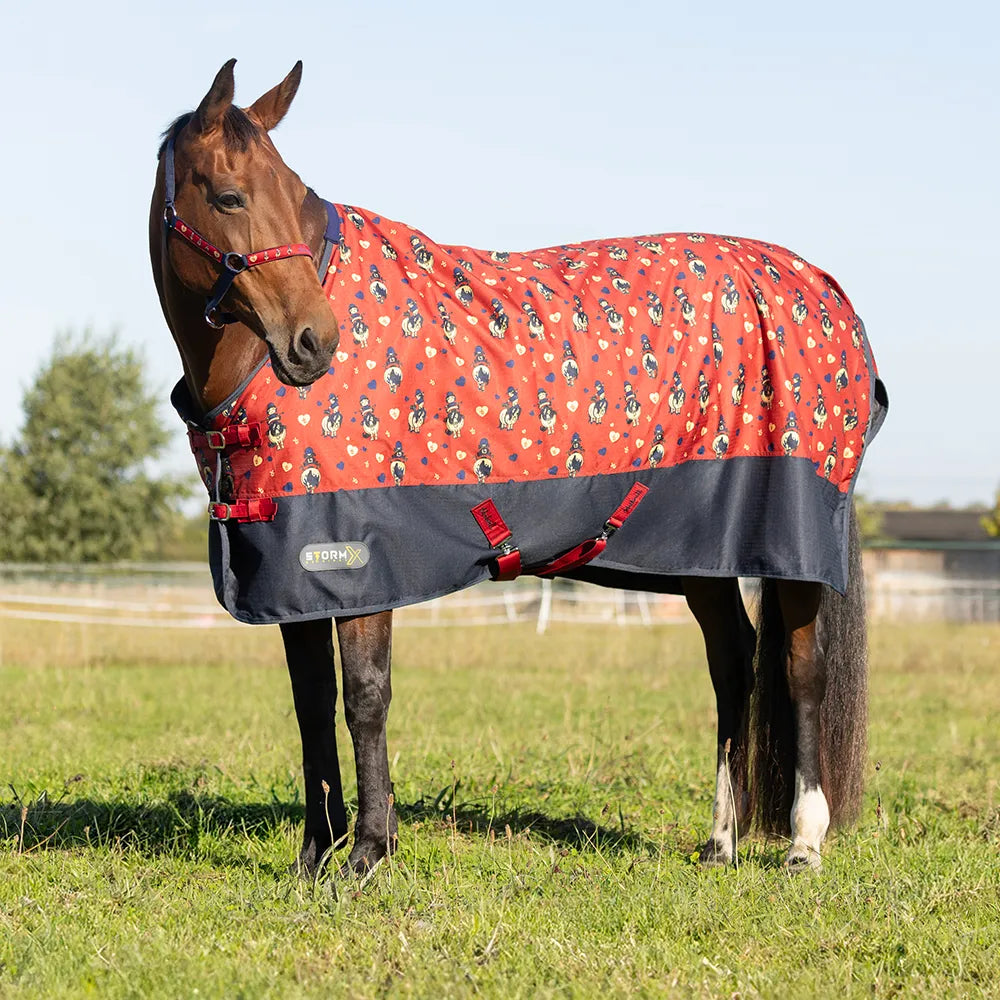 StormX Original 100 turnout rug - Thelwell Collection balancing act