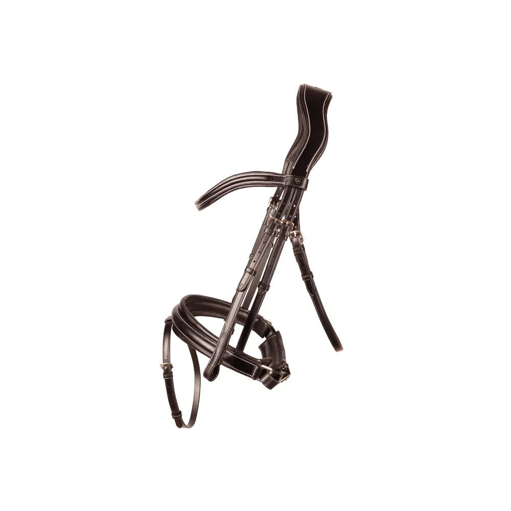 ProPresicce Pelle crank leather bridle by Hy Equestrian