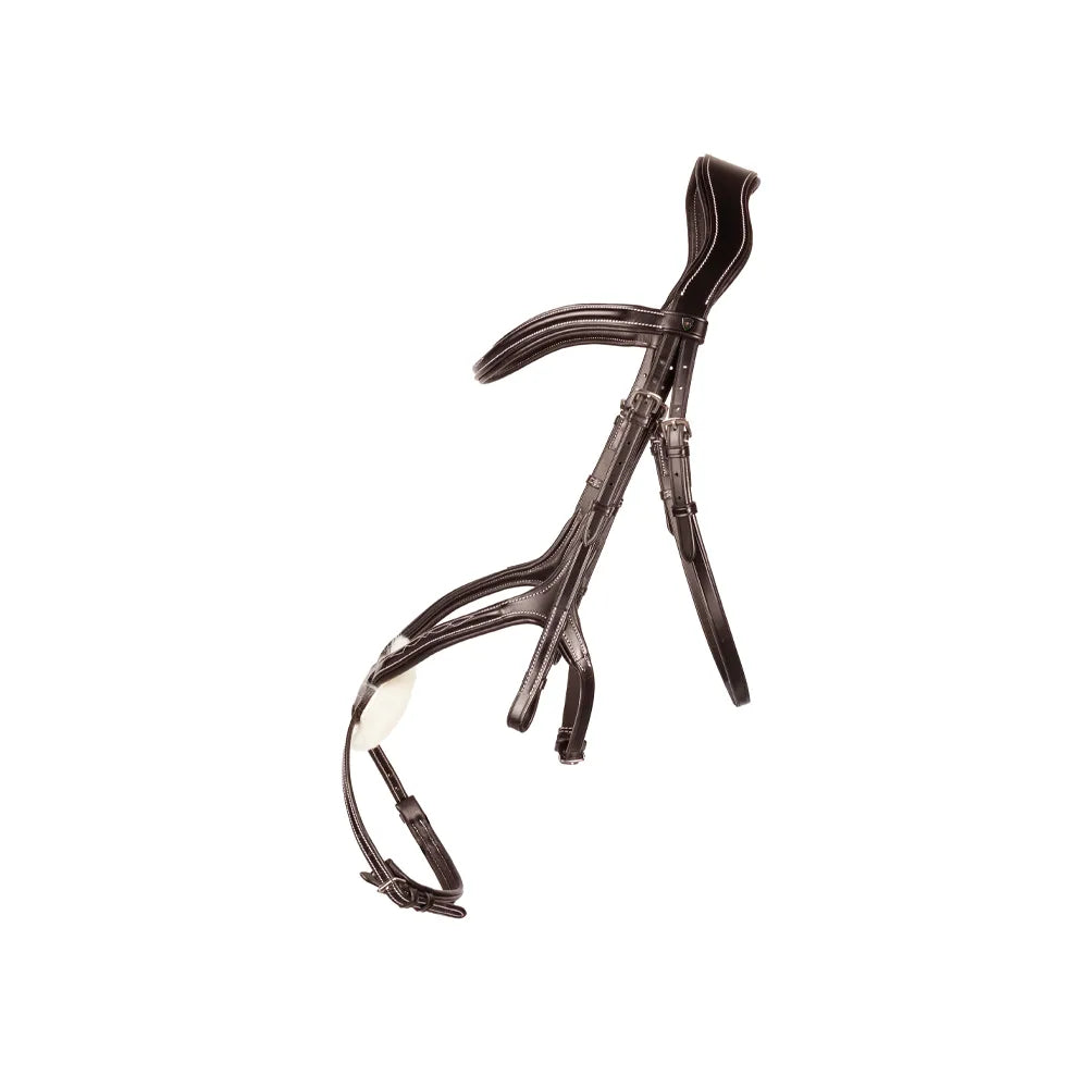 ProPresicce Pelle grackle leather bridle by Hy Equestrian