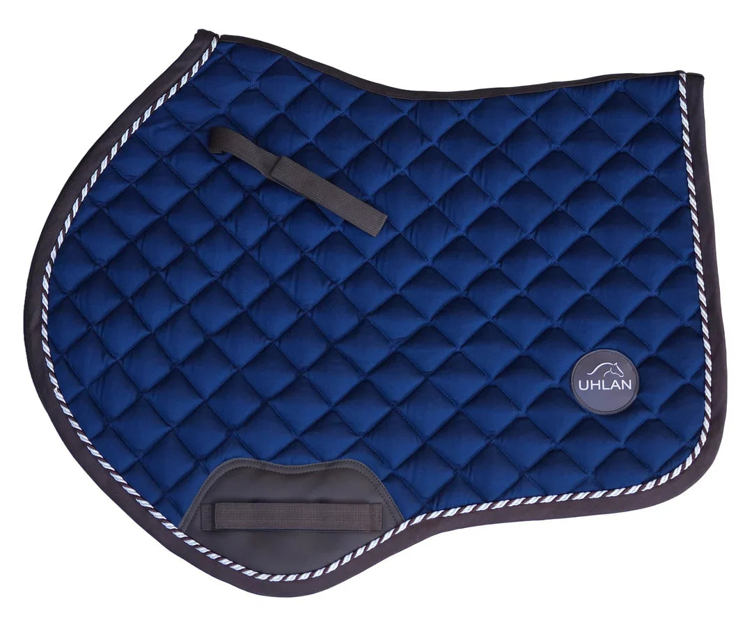 Navy GP/Jump cotton saddle pad