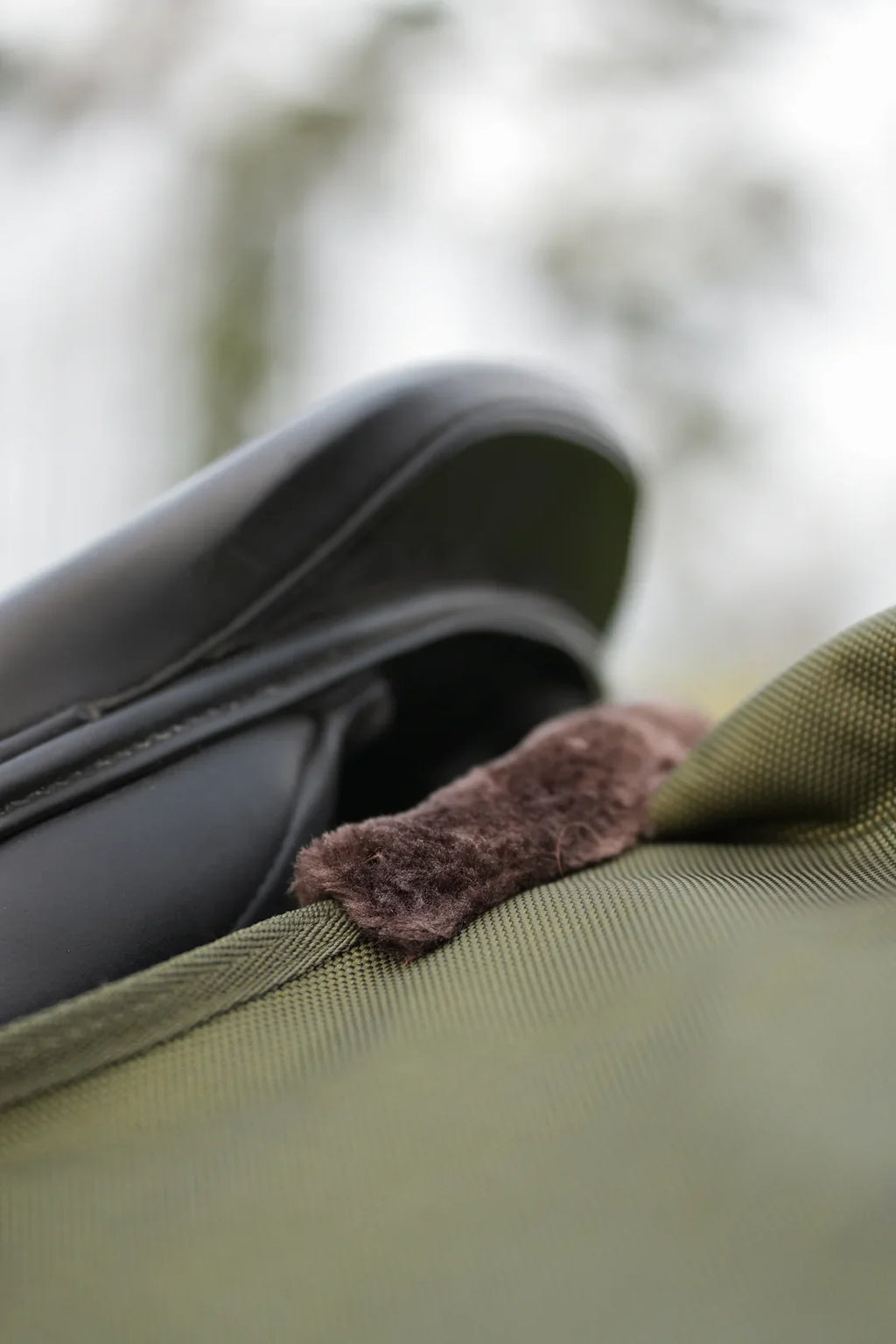 Hunter green waterproof exercise sheet rug