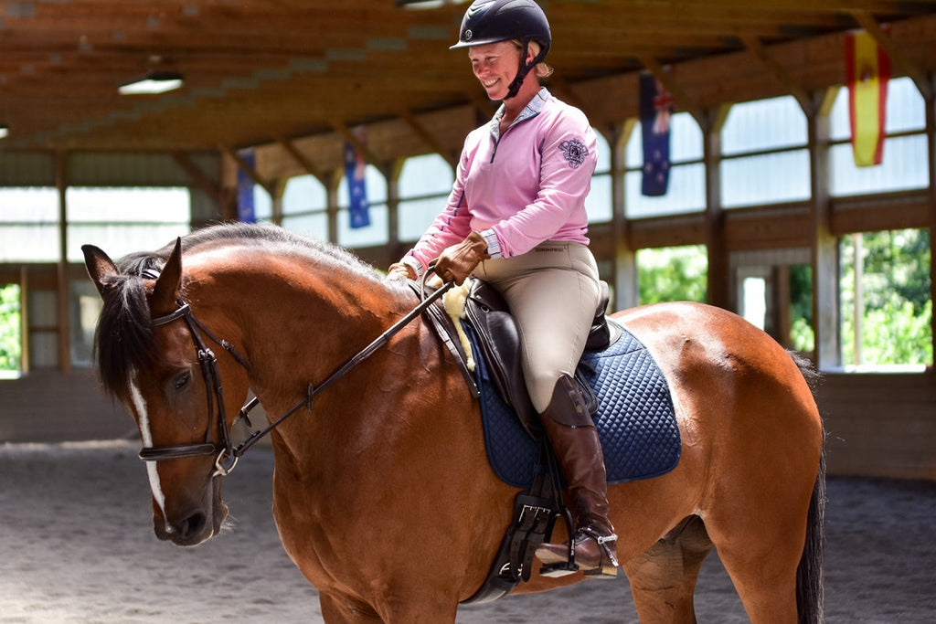 ThinLine english reins non-slip grip - Brown