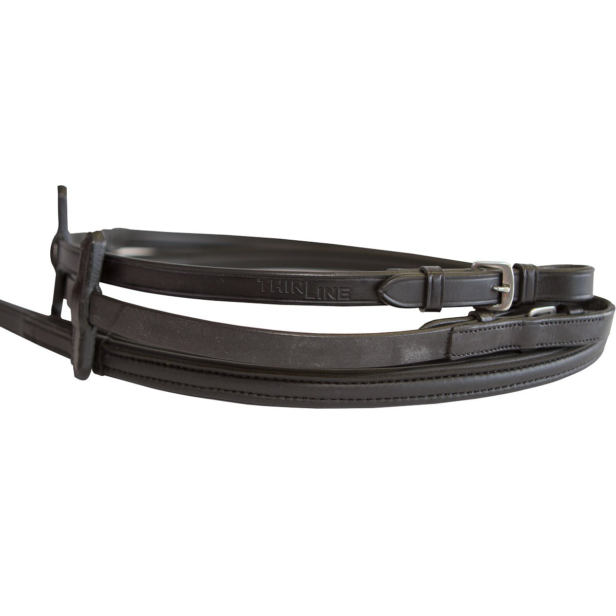 ThinLine english reins non-slip grip - Brown