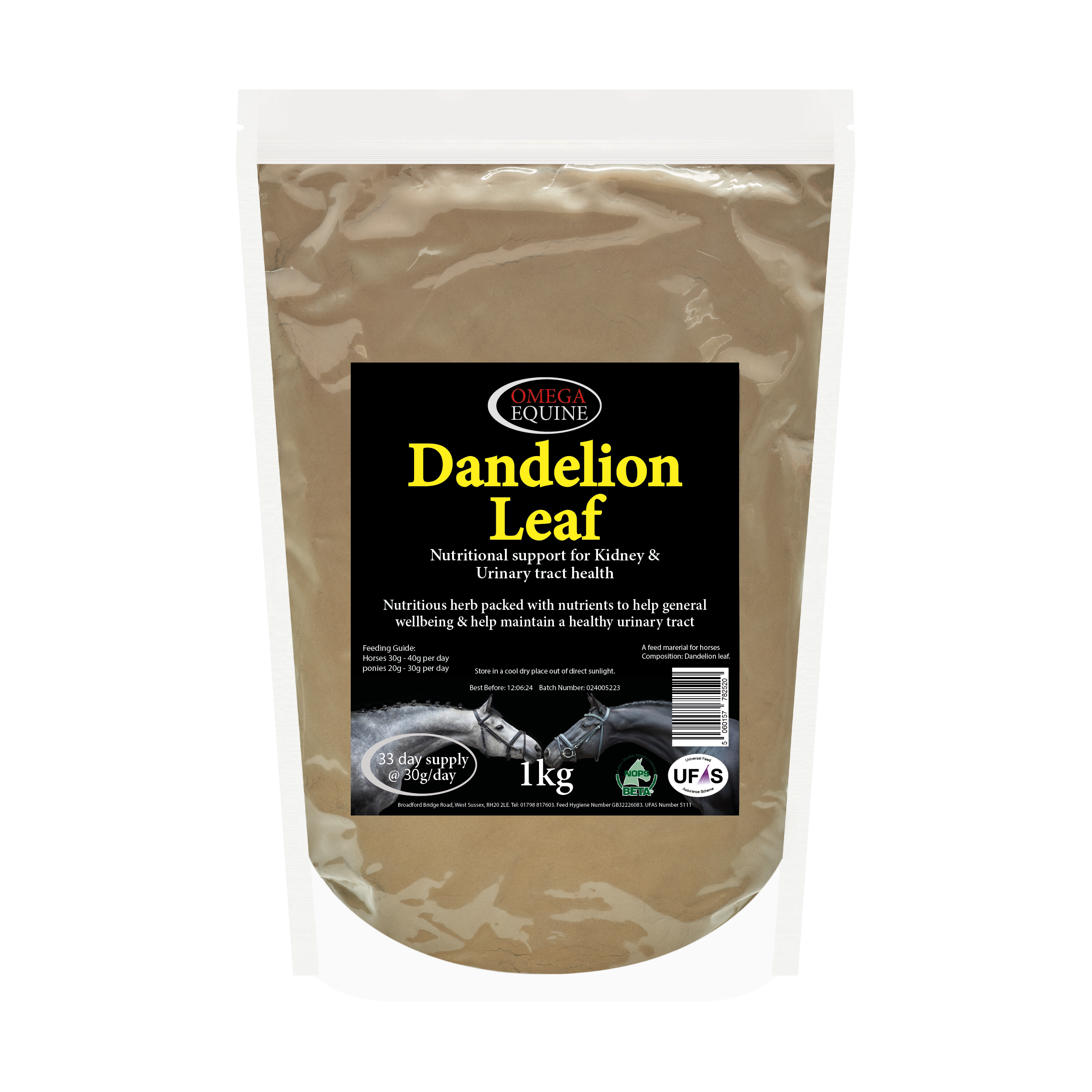 Omega dandelion leaf