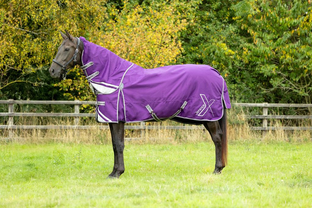DefenceX Shield 100g turnout rug with detachable neck
