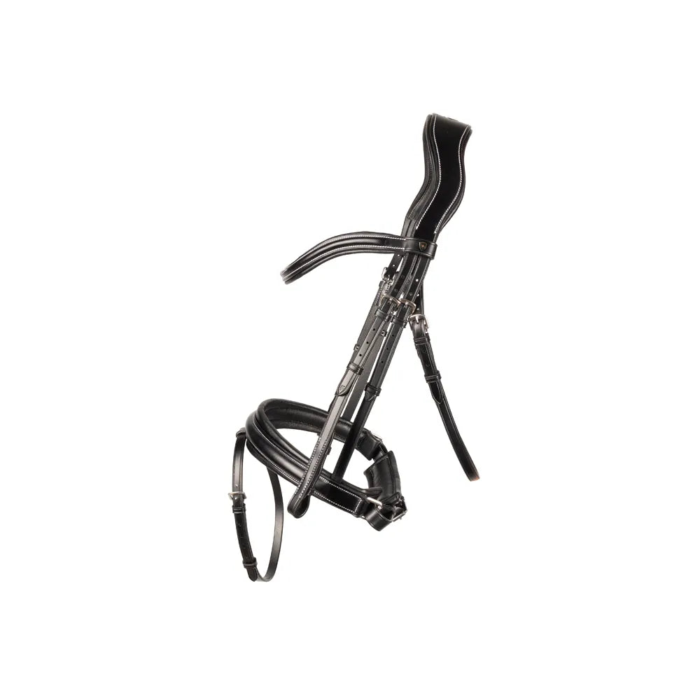 ProPresicce Pelle crank leather bridle by Hy Equestrian