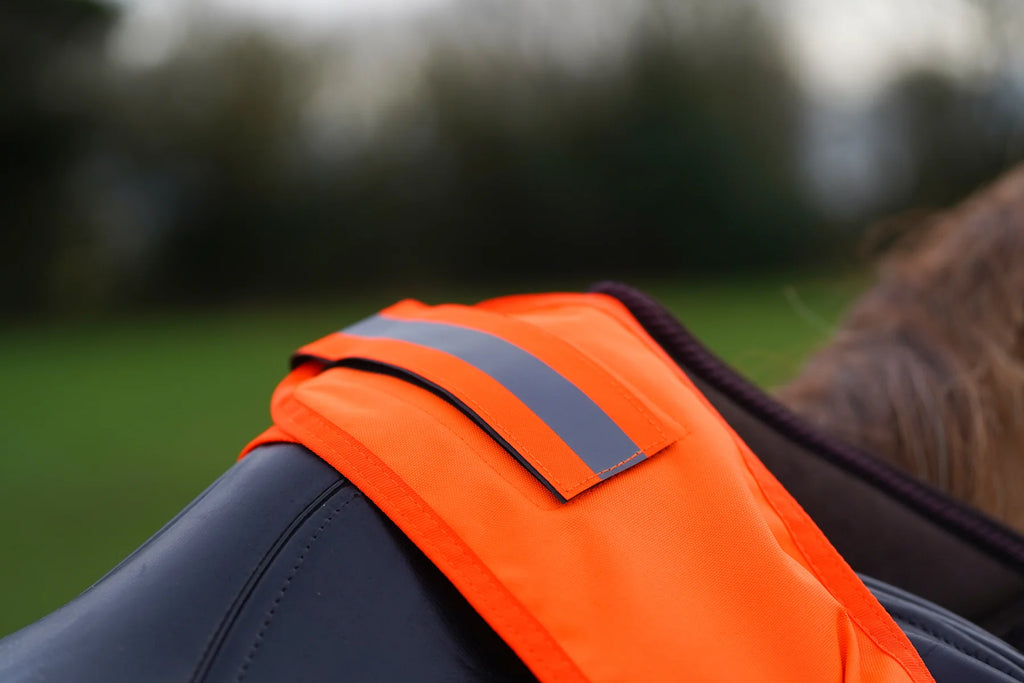 Orange hi viz reflected waterproof exercise sheet rug (Copy)