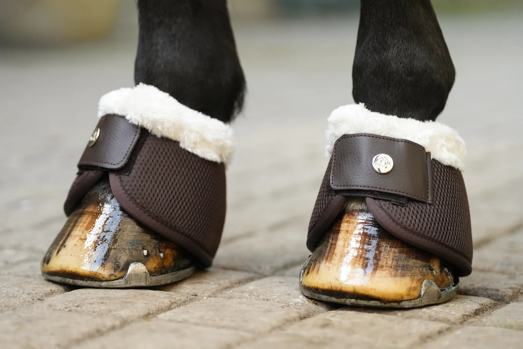 Uhlan faux fur airflown no turn over reach boots brown