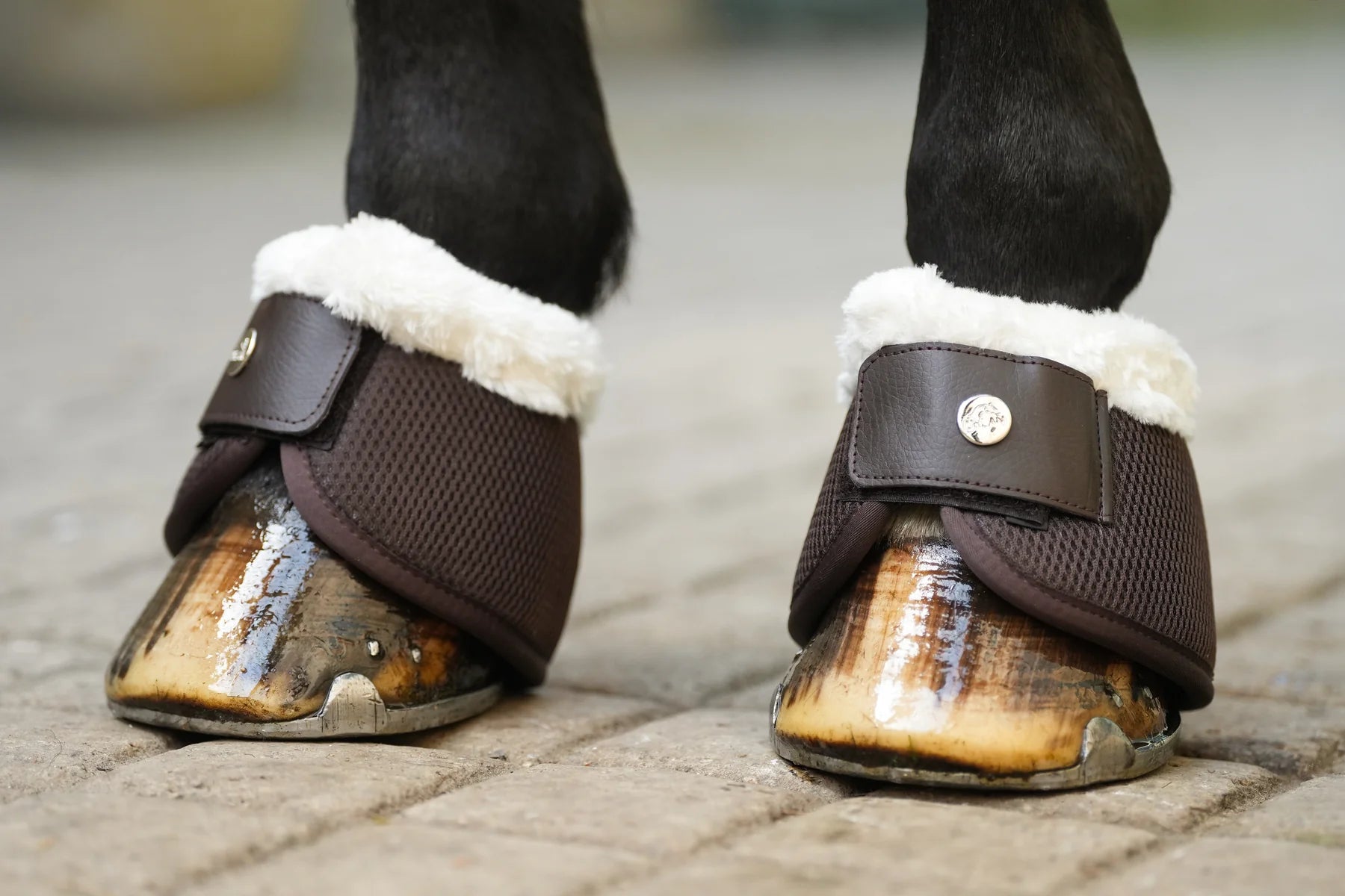 Uhlan faux fur airflown no turn over reach boots brown