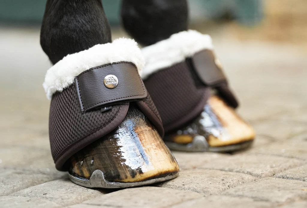 Uhlan faux fur airflown no turn over reach boots brown