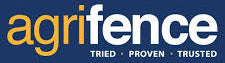 AgriFence logo on a blue background